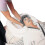 (As show, One size) 1 Pcs Inflatable Shampoo Basin For Bedside(white) 4