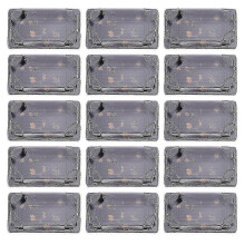 (As show, One size) 25pcs Disposable Sushi Containers Disposable Sushi Box Plastic Packing Boxes