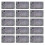 (As show, One size) 25pcs Disposable Sushi Containers Disposable Sushi Box Plastic Packing Boxes 1