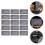 (As show, One size) 25pcs Disposable Sushi Containers Disposable Sushi Box Plastic Packing Boxes 2