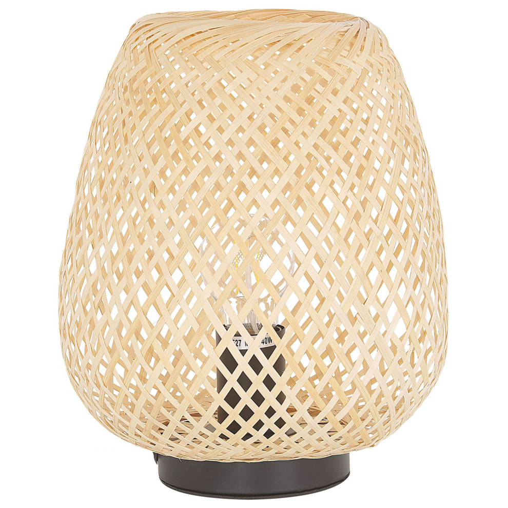 Table Lamp BOMU Bamboo Wood Light Brown