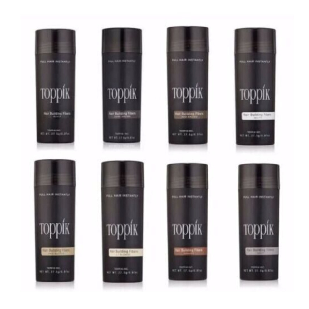 (Black) TOPPIK Hair Thickening Fibres | Instant Hair For Men & Women | All Colours 27.5g