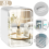 8L Mini Fridge with LED Mirror Portable Cooler Warmer Table Top Bedroom Makeup 2