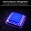 8L Mini Fridge with LED Mirror Portable Cooler Warmer Table Top Bedroom Makeup 6