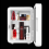 8L Mini Fridge with LED Mirror Portable Cooler Warmer Table Top Bedroom Makeup 8