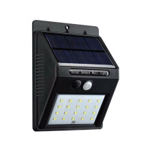 ( 100 LED - 4PCS) Solar Power PIR Motion Sensor Wall Lights 100 LED Outdoor Garden Security