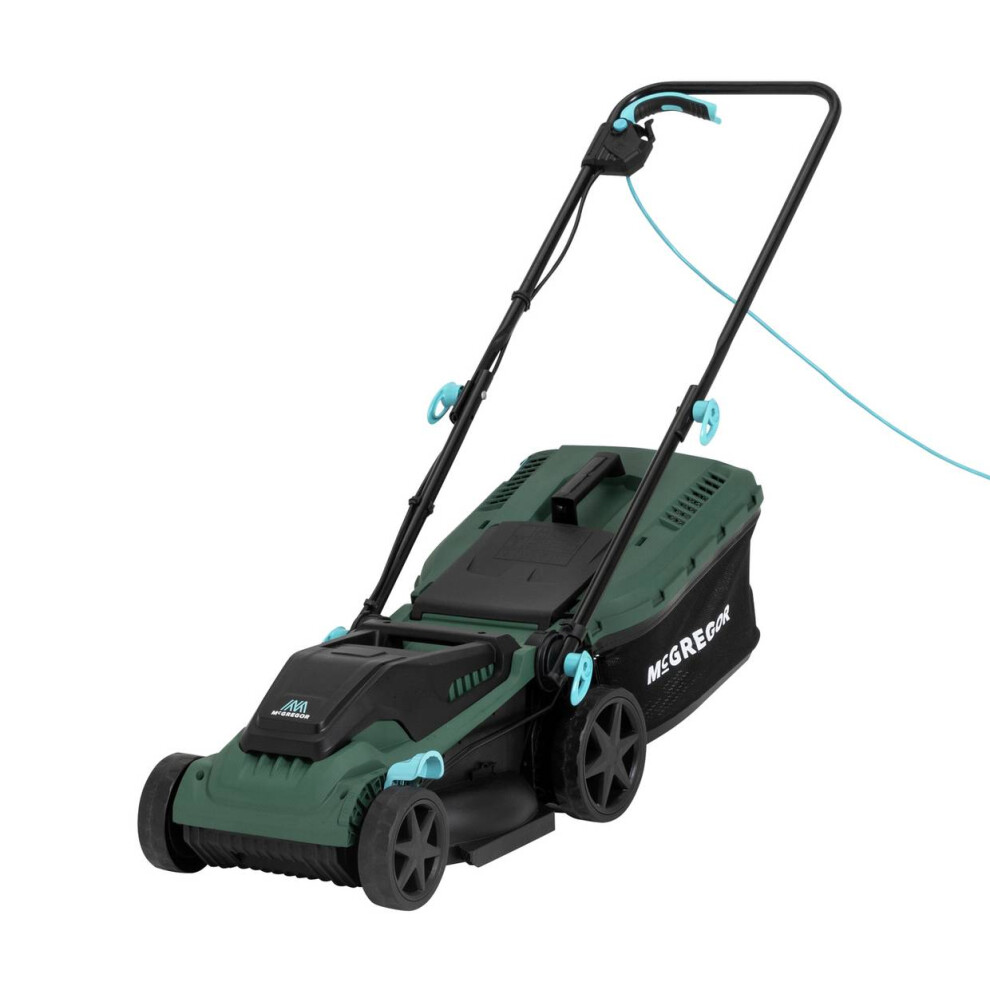 Mcgregor Mcelm1434 34Cm Electric Corded Rotary Lawnmower - 1400W