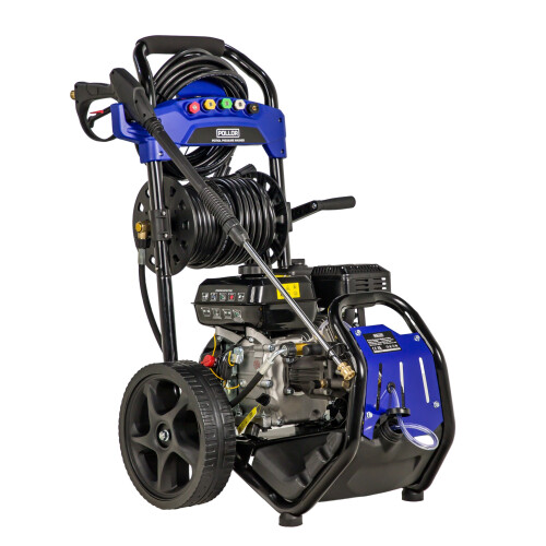 3950 PSI Petrol Pressure Washer 30M Hose 7HP Jet Wash With 5 Nozzles