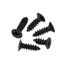 (As show, One size) 100PCS Flat Head Screw Self Tapping Concrete Screws Self-tapping Screw