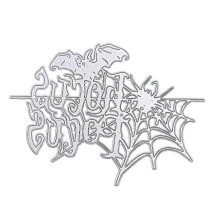 (As show, One size) Halloween Bat Metal Cutting Dies Stencil DIY Scrapbooking Album Paper Card Mold