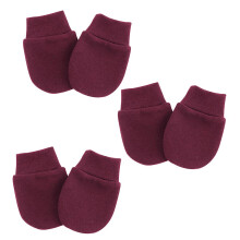 (Cyan, One size) Cute Skin-friendly Infant Boys Girls Anti Scratch Mittens Soft Anti Eat Gloves