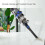 Vax Vax Pace Cordless Stick Vacuum Cleaner with Crevice Tool Grey Blue 5