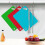 Kitchen Plastic Cutting Board 6PCS Set Extra Thick Flexible Chopping Board, Kitchen Gadgets 5