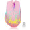 Pink Gaming Mouse, Wireless Mouse Rechargeable Honeycomb Wireless Gaming Mouse 1