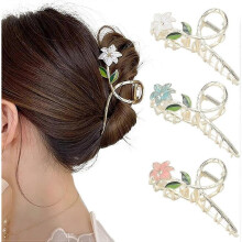3 Pieces Metal Hair Clips for Women - Large Hair Clips for Women for Thick Hair, Thin Hair, Hair Clips for Girls.