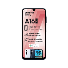 Samsung Galaxy A16 LTE Enterprise Edition 128GB Black Smartphone Unlocked