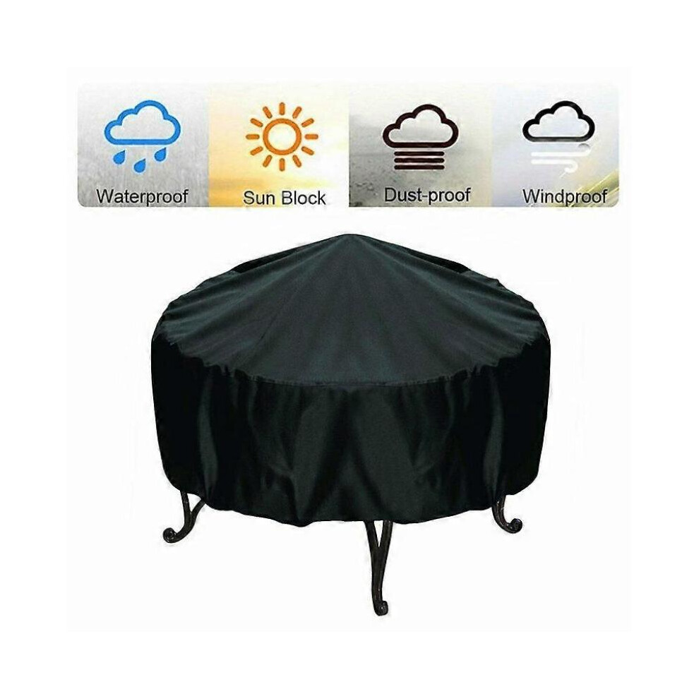 Kettle BBQ Grill Cover, Round Barbecue Grill Covers Heavy Duty Waterproof Smoker Cover Dome Gas Outdoor Grill Cover for Char-Broil