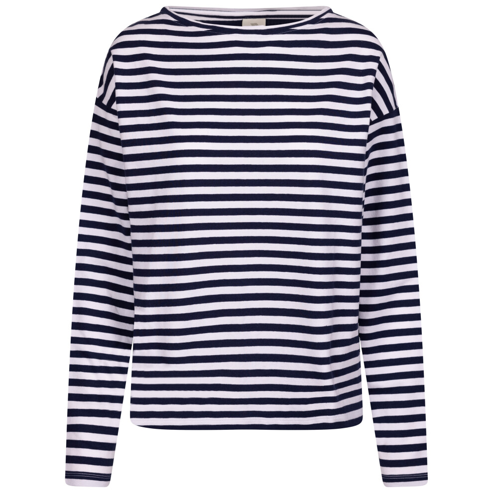 (12, Navy Stripe) Trespass Womens Sweatshirt - Thelma