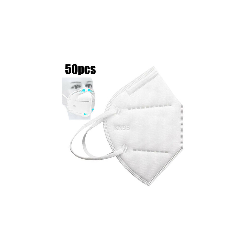 Doyarbim 50-Pack Kn95 Face Mask Protective Masks Virus Surgical N95 Mask