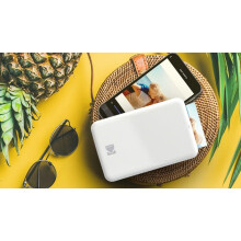 KODAK Mini 2 White 4PASS Portable Photo Printer (2.1x3.4 inches) New - Refurbished