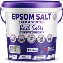 (1kg) Scented Epsom Salt Calm & Soothe Magnesium Sulfate