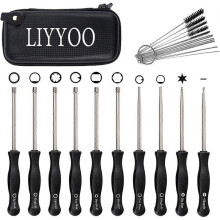 Carburetor Adjustment Screwdriver Tools + Cleaning Brush Needle Kit Cycle Carburator Small Engine Carburetor Adjusting Tool