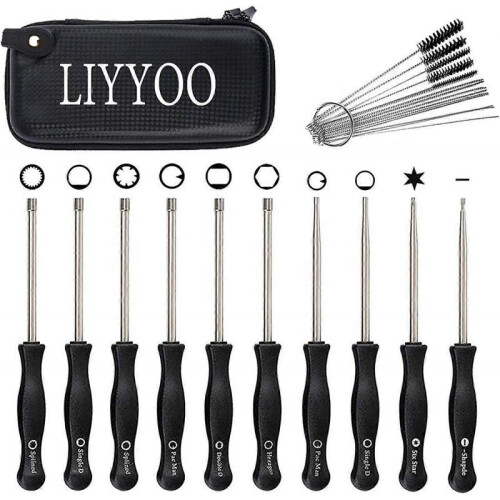 Carburetor Adjustment Screwdriver Tools + Cleaning Brush Needle Kit Cycle Carburator Small Engine Carburetor Adjusting Tool