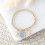All Seeing Eye Beaded Charm Bracelet 1