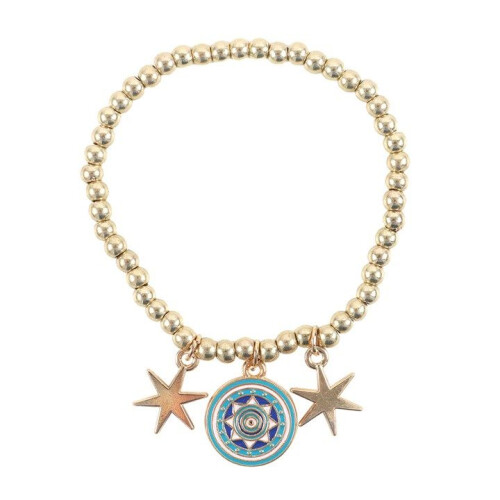 All Seeing Eye Beaded Charm Bracelet 2