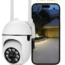 1080P Security Camera 360° View Pan/Tilt Colour Night Vision 2.4GHz WiFi