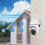 1080P Security Camera 360° View Pan/Tilt Colour Night Vision 2.4GHz WiFi 4