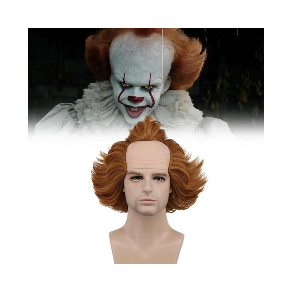 It Pennywise Cosplay Wig Halloween Party Headwear Stage Performance Fashion Gift