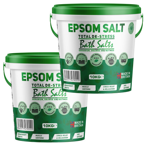 (20kg) Epsom Salt Total De-Stress Magnesium Sulfate