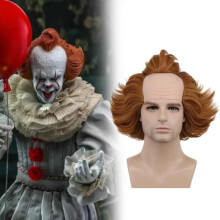 Pennywise Cosplay It Wig Halloween Party Headwear Stage Gift Performance Fashion
