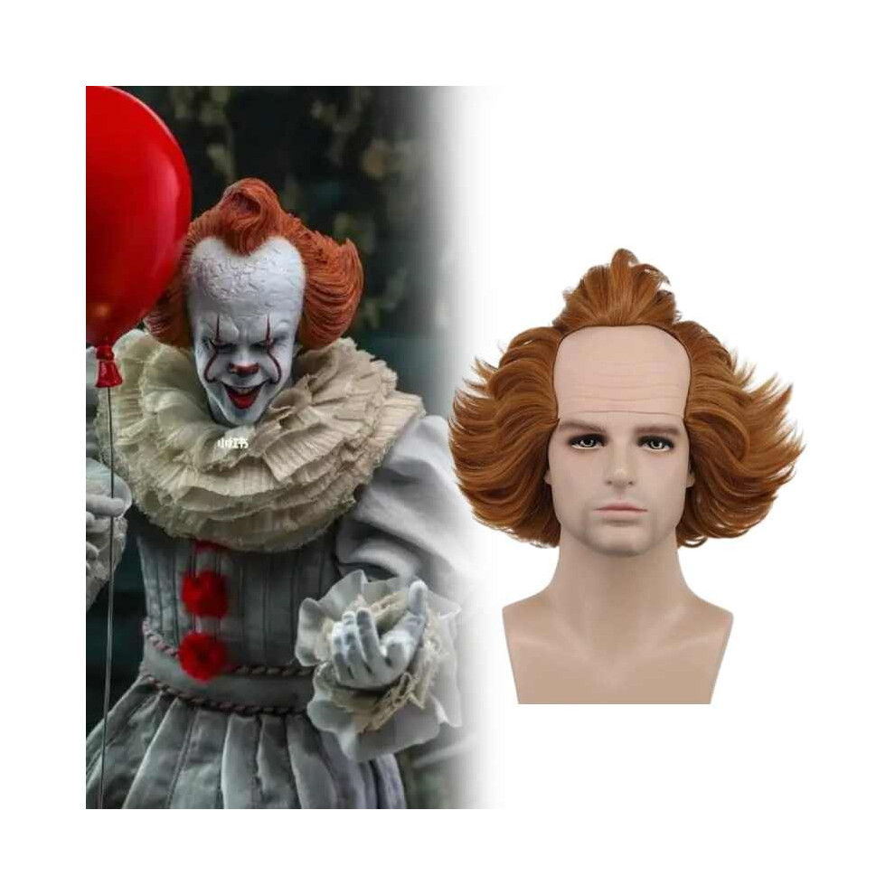 Pennywise Cosplay It Wig Halloween Party Headwear Stage Gift Performance Fashion