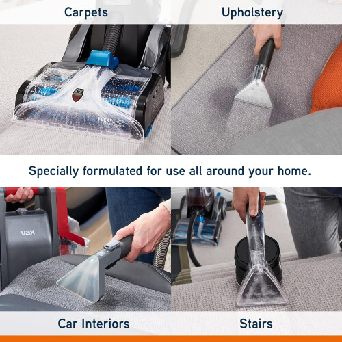 Vax Vax Carpet Cleaner Solution 4L Antibacterial Stain Remover Blue 2