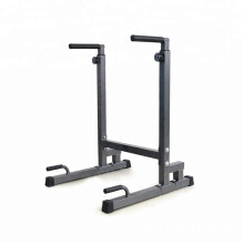 Dip Stand Push Up Station Exercise Tricep Adjustable Pull Up Bars