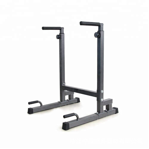 Dip Stand Push Up Station Exercise Tricep Adjustable Pull Up Bars