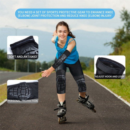 Children Protective Gear Set Soft Kid Elbow Pads Knee Pads,S 1