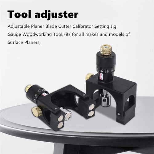 2X Adjustable Planer Blade Cutter Calibrator Setting Woodworking Tool 2