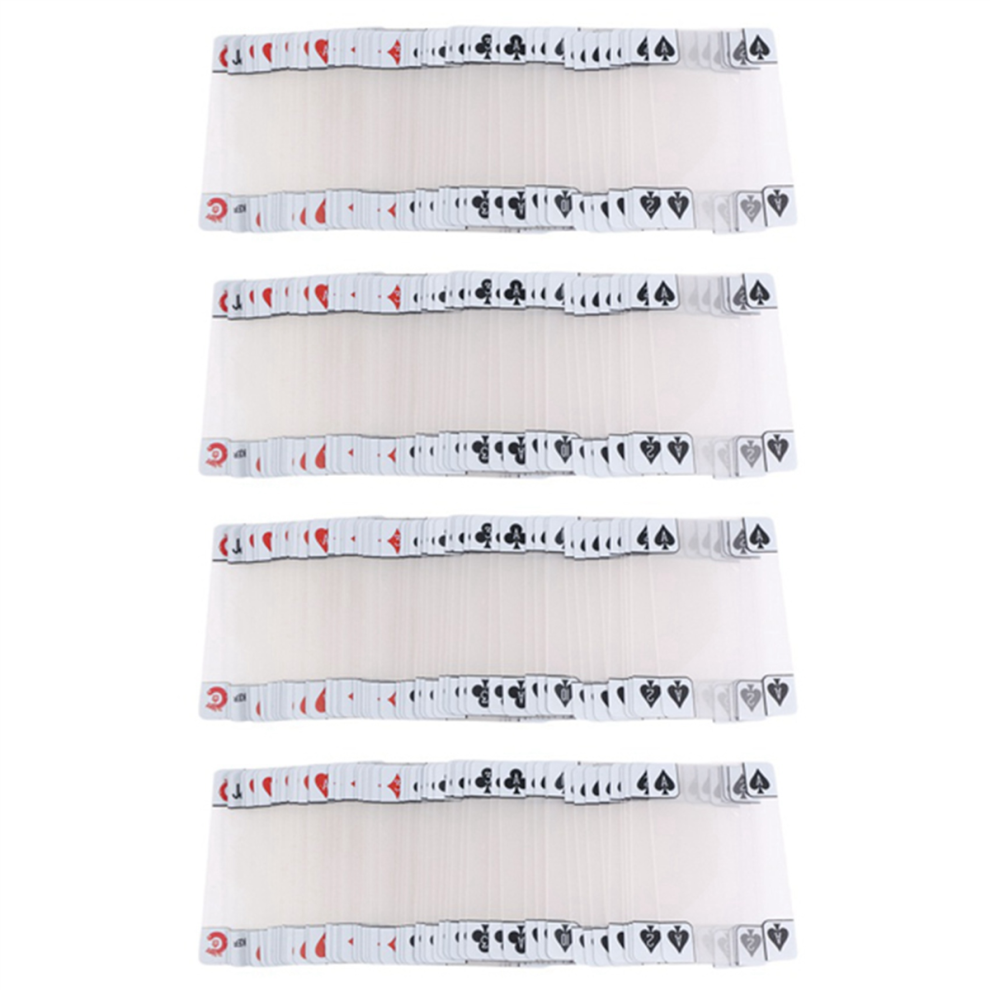 Naipes De PóKer Novedosos, De PláStico Transparente E Impermeables-image