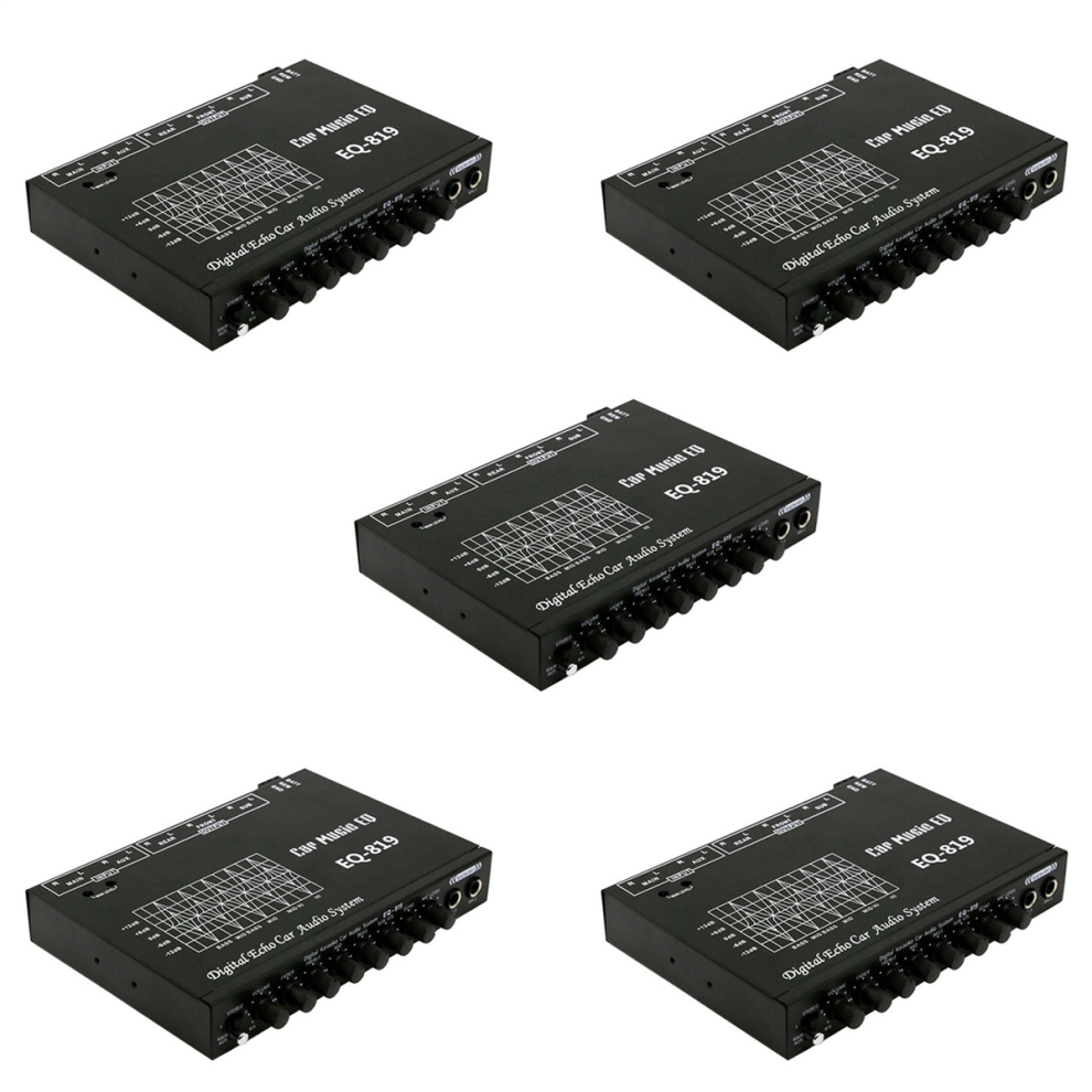 Eq-819 Car Equalizer Audio Eq Tuning Crossover Car Audio Equalizer 4853158863258