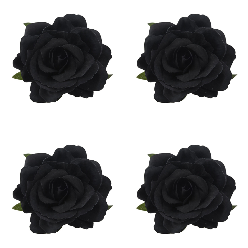 Broche à cheveux en fleur de soie, corsage de mariage, broche à fleurs de 8 cm