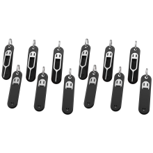 6Pcs SIM Card Removal Tool-Sim Card Tray Pin Removal Tool,Black