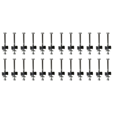12Pcs Galvanized Steel Trampoline Screws for Trampoline Assembly