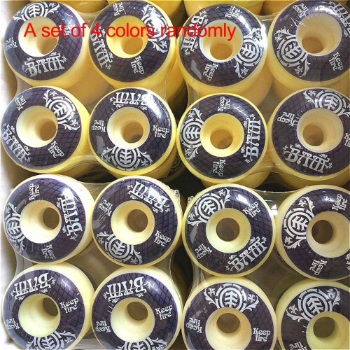 4Pcs Skateboard Wheels 54mm PU 85A for Street Deck Wheel 2