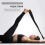 Yoga Block and Yoga Strap Set Universal Stretching Workouts Black 4