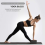 Yoga Block and Yoga Strap Set Universal Stretching Workouts Black 3
