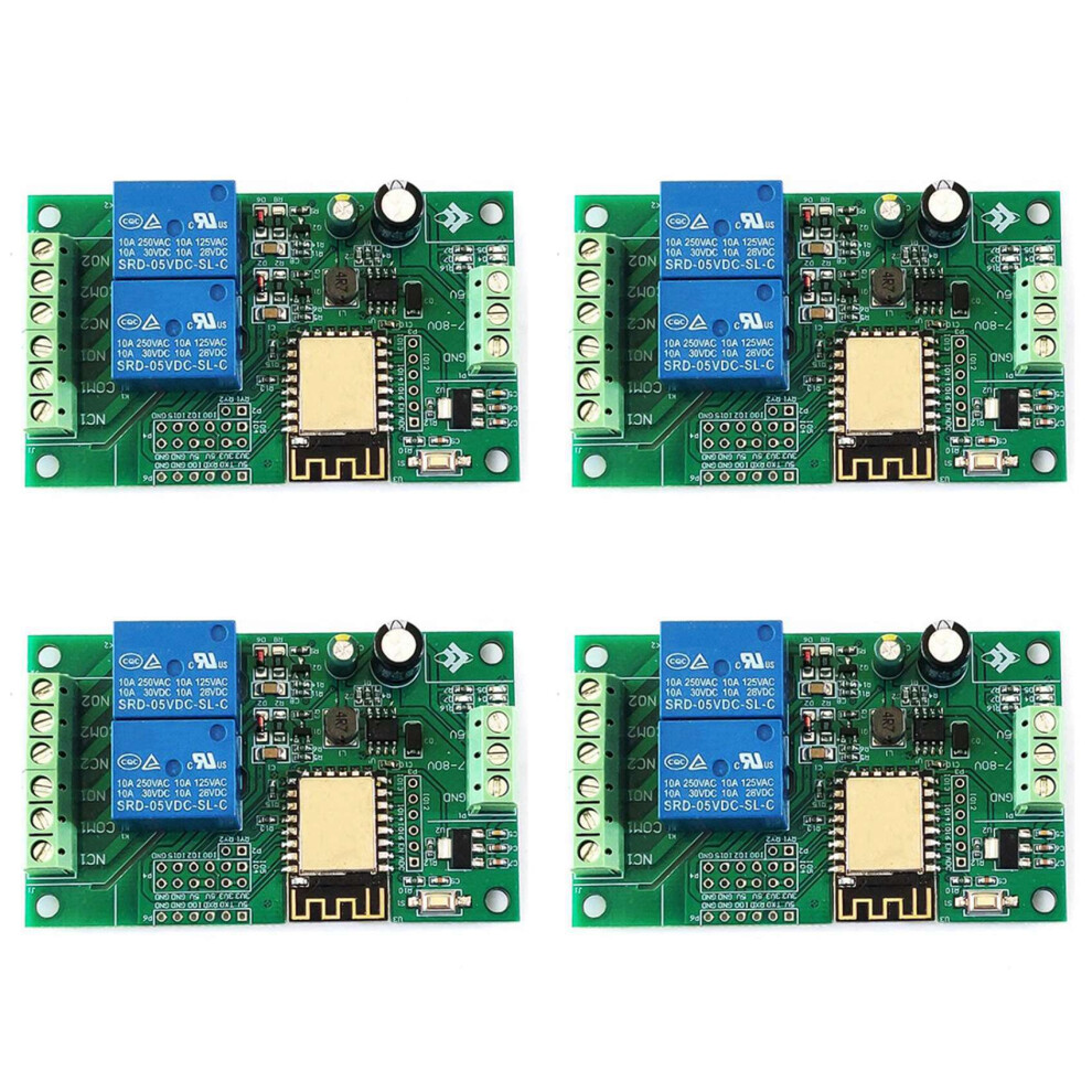 Esp8266 Esp-12F Wifi Relay Module 2Channel 5V/8-80V Network Switch 4853158805104