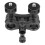 Double 1/4 Ball Head Adapter Magic Arm Crab Clamp Bracket - Black 3